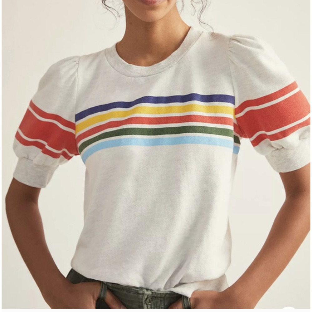 Anthropologie T.La Fleece Top Vitte Puff Sleeve Plus Size 1XL